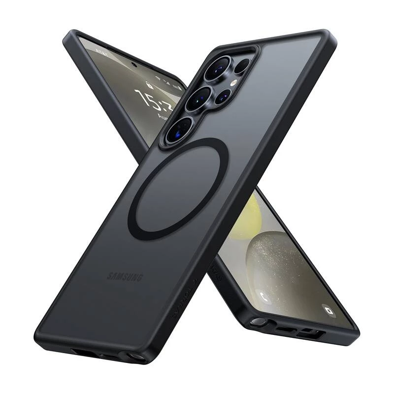 Custodia Torras Guardian Magnetic con supporto per Galaxy S25 Ultra, nero (X00FX2231)