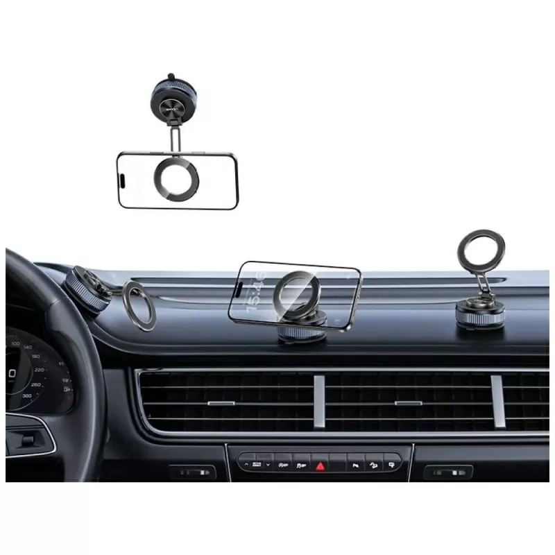 Supporto per smartphone USAMS ZJ084 magnetic tarnish — supporto magnetico per auto/da tavolo per smartphone