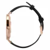 Smartwatch in pelle Garett Verona oro-nero