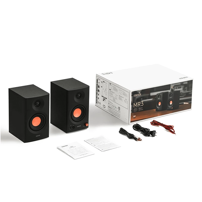 Edifier | Monitor da studio attivi | MR3 | 18W x 2 W | Bluetooth | nero | ≥ 85 dB | Connessione wireless