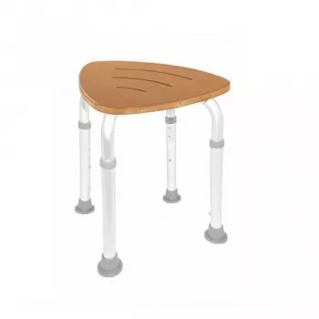 Sgabello da bagno e doccia in legno