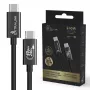 Extralink Smart Life CABESL05 cavo USB-C a USB-C, intrecciato, 240 W, 40 Gbps, 2 m, nero