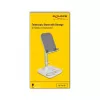 Supporto telescopico per smartphone e tablet DeLOCK con ripiano, argento/bianco
