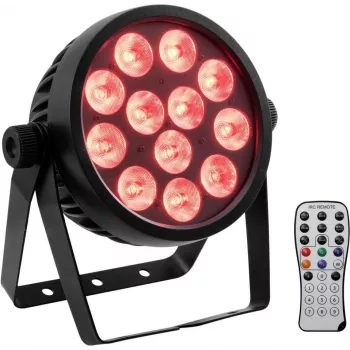Faro LED EUROLITE 4C-12 Silent slim 12W RGBW – proiettore compatto per palco/ambiente