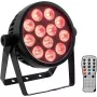 Faro LED EUROLITE 4C-12 Silent slim 12W RGBW – proiettore compatto per palco/ambiente