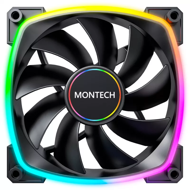 Ventola Montech AX140 PWM 14 cm nero 540-1760 RPM