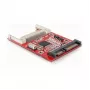 Lettore di schede SATA DeLOCK 91660 rosso