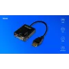 Adattatore HDMI-VGA con audio AK-76 Savio SAVAK-76