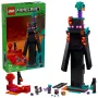 Giocattolo da costruzione LEGO Minecraft set 21279 La torre dell'Enderman, 867 pezzi, 2 minifigure, 450 mm di altezza