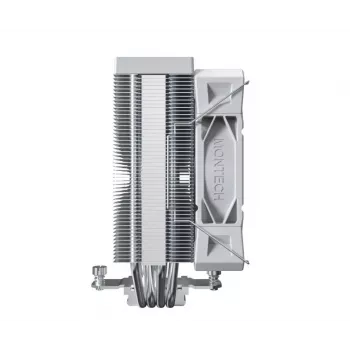 Dissipatore CPU ad aria Montech NX400, ventola 120 mm, bianco, dimensioni 156×74×120 mm, TDP 270 W