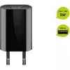 Alimentatore USB GOOBAY 5 W, 1x USB 2.0, ingresso 100–240 V, nero