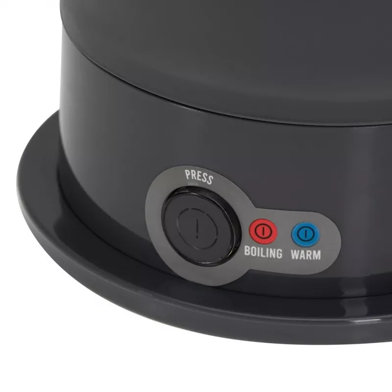 Bollitore elettrico Adler AD 1377G, capacità 0,6 L, 600 W, grigio, plastica/silicone/acciaio inox