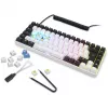 Sharkoon SKILLER SGK50 S3 tastiera gaming USB AZERTY francese bianca