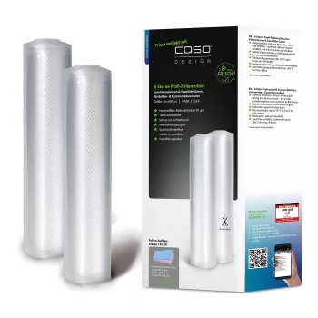 Caso | rotoli sottovuoto | 01248 | 2 pz. | dimensioni (L x P) 30 x 600 cm | trasparente