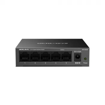 Mercusys MS105GS - switch desktop, 5 porte Gigabit, nero