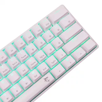 Tastiera meccanica con filo White Shark Shinobi-2 (GK-004211) — layout US, switch Red, bianca