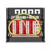 Patch panel DELOCK mini desktop RJ45 4 porte Cat.6A schermato nero, metallo, 90×22×93 mm