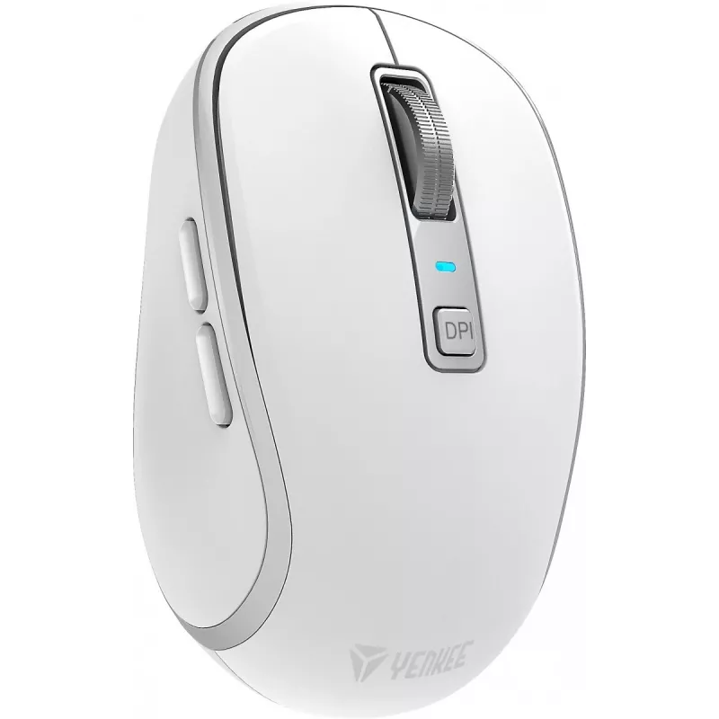 Mouse wireless DUAL WiFi+Bluetooth, batteria ricaricabile, 5 tasti