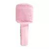 Microfono Denver KMS-30 rosa microfono con altoparlante BT per karaoke