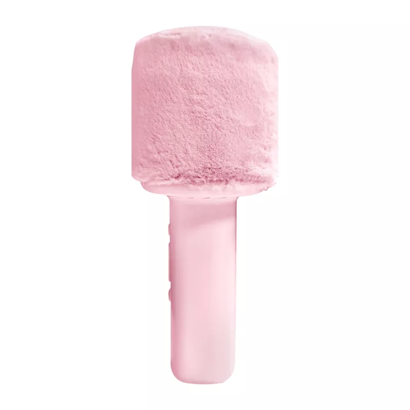 Microfono Denver KMS-30 rosa microfono con altoparlante BT per karaoke