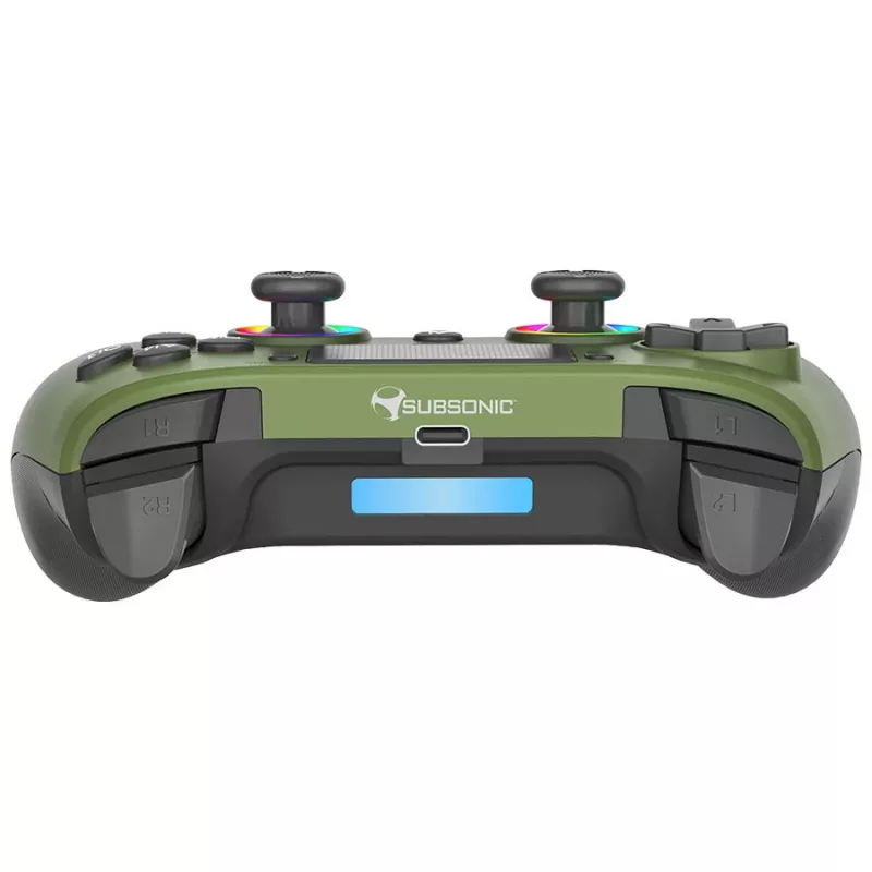 Subsonic controller wireless LED verde per PS5