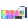Montech GF120 V2 ARGB modulo ventola per case PC 12 cm bianco 3 pz.