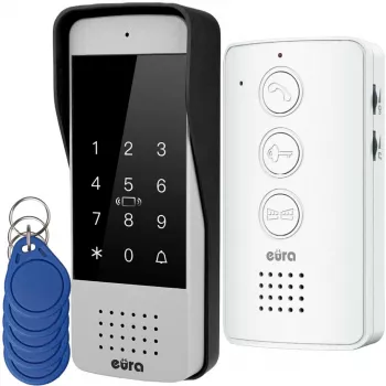 Videocitofono cablato Eura ADP-34A3 bianco — sistema a 2 fili, posto interno
