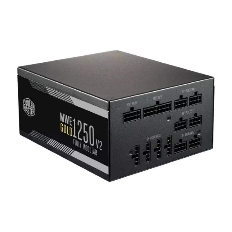 Cooler Master MPE-C501-AFCAG-EU MWE Gold V2, ATX 1250W, RTX Ready, modulare, 140mm, nero