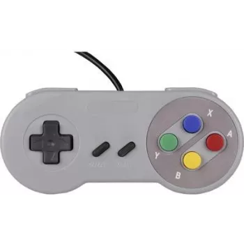 Joy-iT SBC-GAMEPAD-SNES controller gaming grigio USB 2.0 analogico PC (SBC-GAMEPAD-SNES)