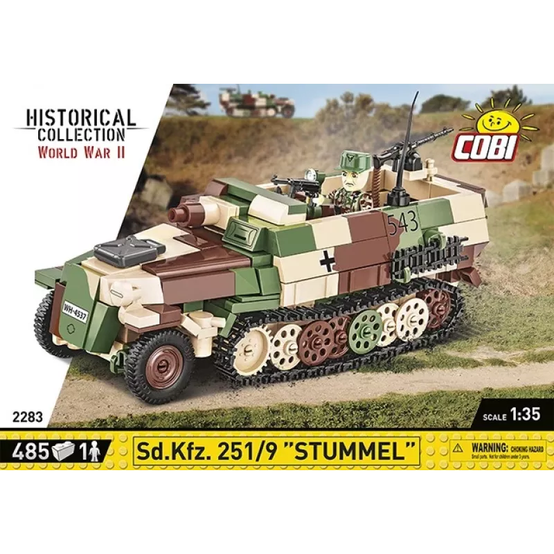Sd.Kfz. 251/9 Stummel, giocattolo da costruzione