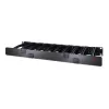 APC AR8612 passacavi orizzontale, monofacciale con coperchio, 1U, profondità 150 mm (6"), nero