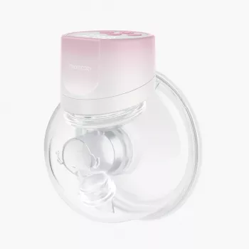 Momcozy S12 Pro tiralatte elettrico doppio rosa, 180 ml