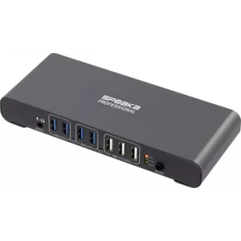 SpeaKa Professional SP-KVM-2P4K switch KVM grigio (opaco) (SP-13773904)