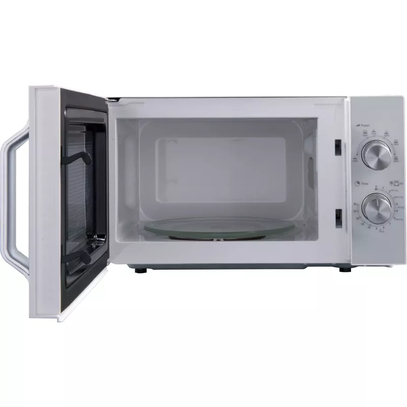 Sharp R204WA microonde argento, bianco microonde solo piano di lavoro 20 l 800 W