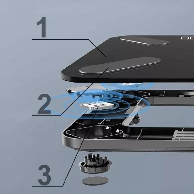 Bilancia pesapersone intelligente Extralink Home, Bluetooth