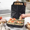 Salter EK6538VDE Tostiera per sandwich 4 fette