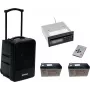 Sistema PA wireless portatile Omnitronic MOM-10BT4 con lettore CD, USB, SD e 2 batterie ricaricabili