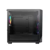 Case PC Micro Tower Montech X5M (B) – Micro-ATX/Mini-ITX, 3x120mm anteriore, 1x120mm posteriore, supporta alimentatori ATX, 2x3,5