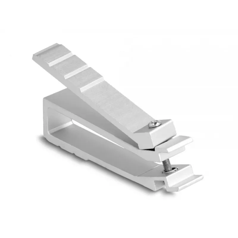 Pinza DeLOCK per dadi a gabbia M4 M5 M6 alluminio argento