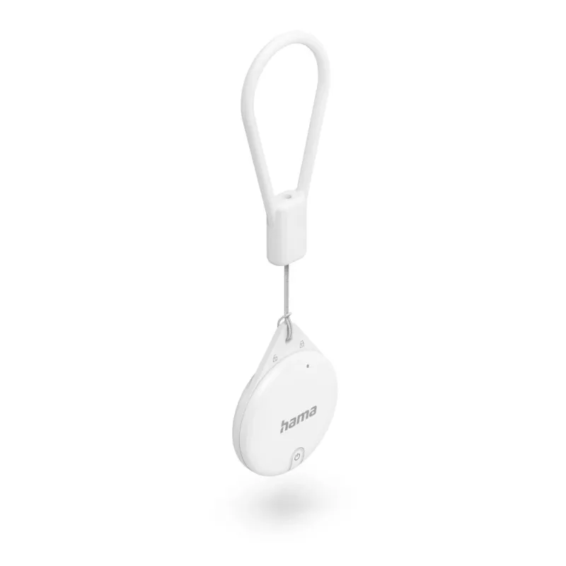HAMA Item Finder 00185815 Bluetooth per app Dov'è di Apple, bianco — tracker per ritrovare oggetti personali