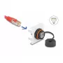 Modulo DeLOCK Easy 45 rete RJ45 Cat.6A 45x45mm 1000 Mbit/s nero