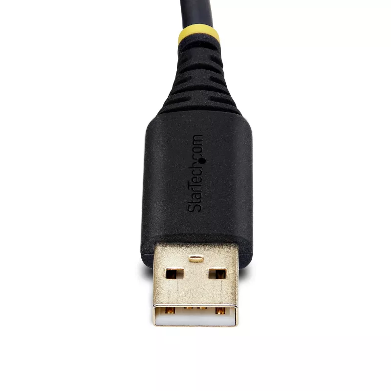 StarTech.com cavo adattatore da USB a seriale a 2 porte 13ft (4m), viti/dadi DB9 sostituibili, mantenimento COM, USB-A a DB9 RS232, FTDI, protezione ESD livello 4, Windows/macOS/ChromeOS/Linux – costruzione robusta in TPE