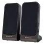 Diffusori DEFENDER SPK-225 2.0 con filo, 4 W RMS, USB/DC 5 V, 3,5 mm, nero