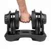 Manubrio in ghisa regolabile Rebel RBA-2303 — fino a 24 kg, nero, monopezzo