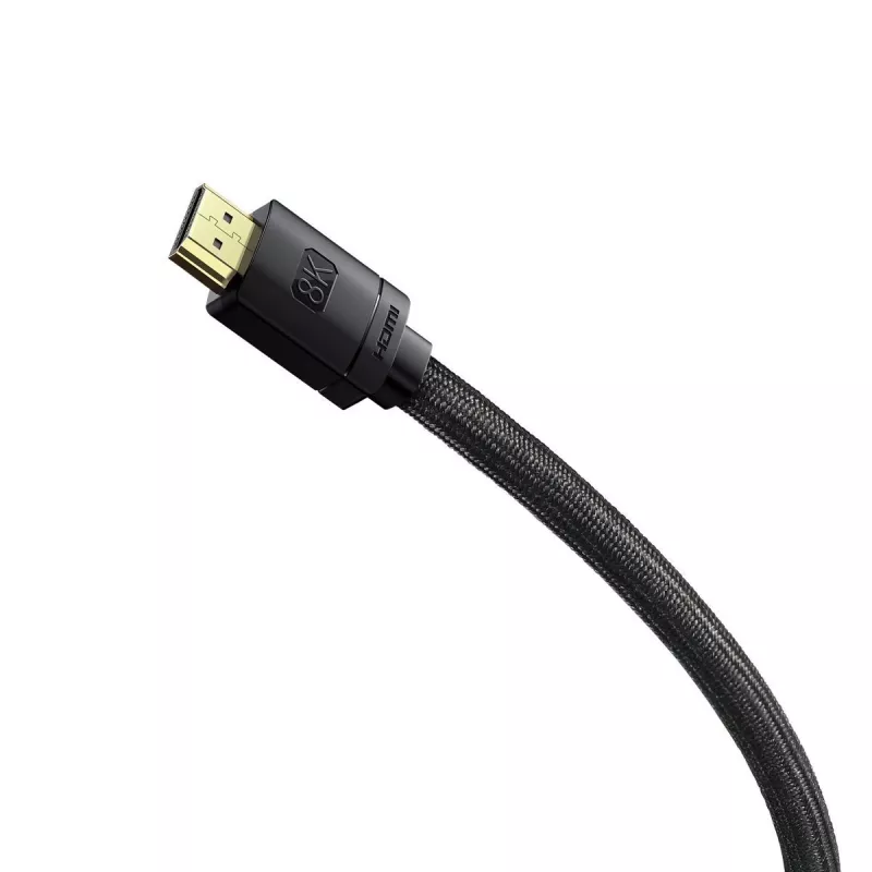 Cavo HDMI Baseus High Definition Series 2.1, 8K 60Hz, 3D, HDR, 48Gbps, 2 m (nero)