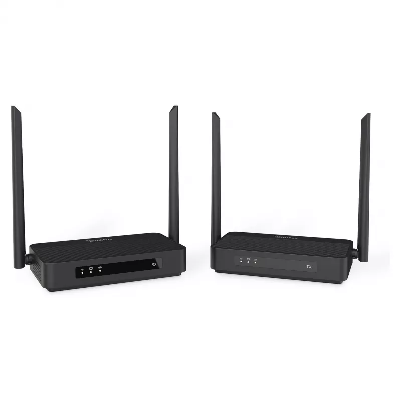 Set extender HDMI KVM wireless DIGITUS DS-55360 – trasmettitore e ricevitore, wireless, 100 m, 4K/60 Hz, HDMI, USB-A/USB-C