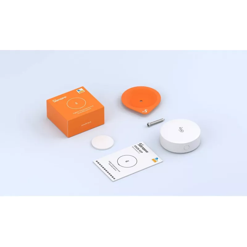 Sensore di temperatura e umidità per interni Sonoff SNZB-02P wireless a batteria