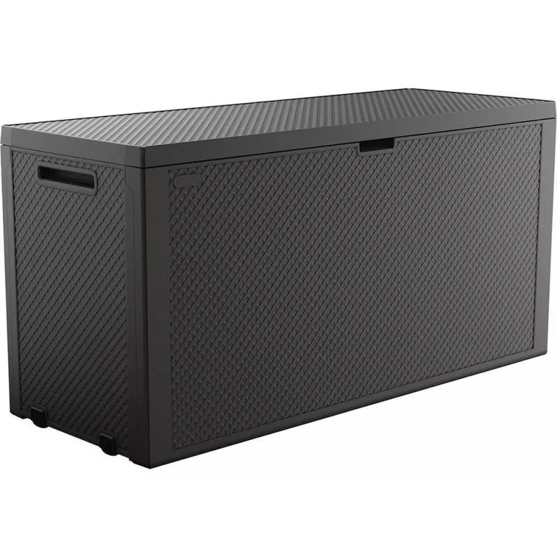 Box da esterno Keter 249722 270 L, resistente alle intemperie, grafite, rettangolare 1180×440×580 mm