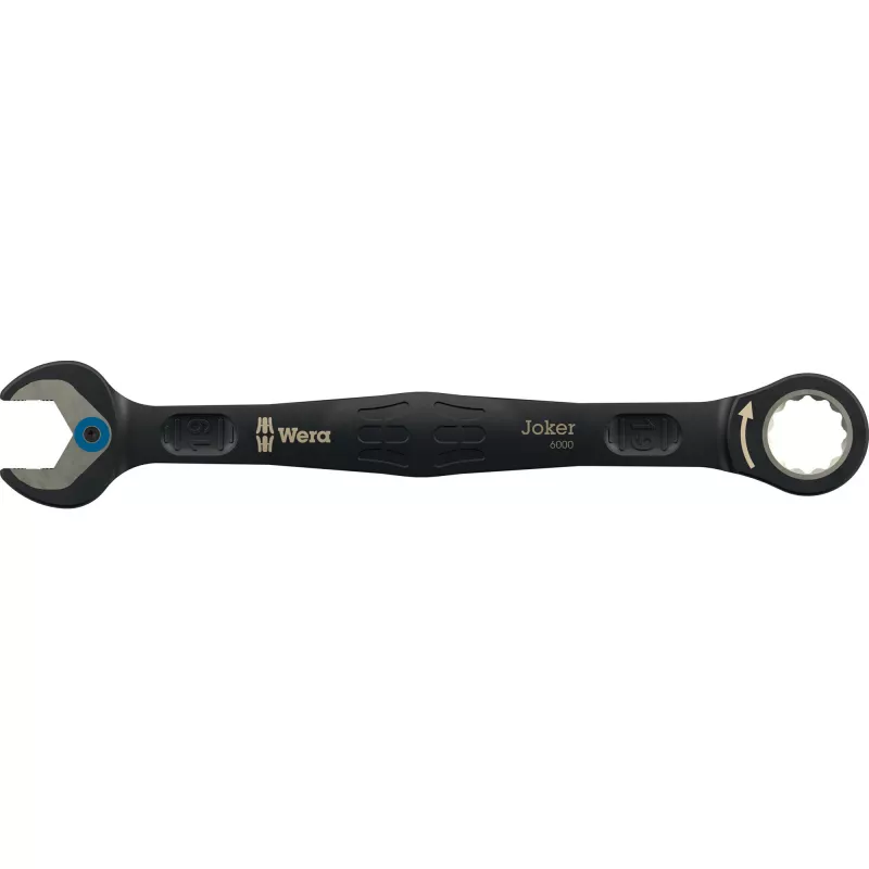 Wera 6000 Joker Black Edition set di chiavi combinate a cricchetto, 11 pz.