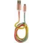 Cavo LC-POWER USB-Micro-1M-3 1 m arcobaleno glitter, USB-A a Micro-USB (LC-C-USB-MICRO-1M-3)